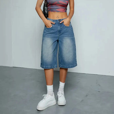 Denim Jorts Deep Blue